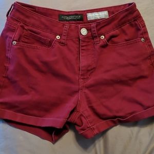 Aeropostale high waisted midi shorts size 0